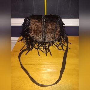 Desigual Boho Fringe Crossbody Bag